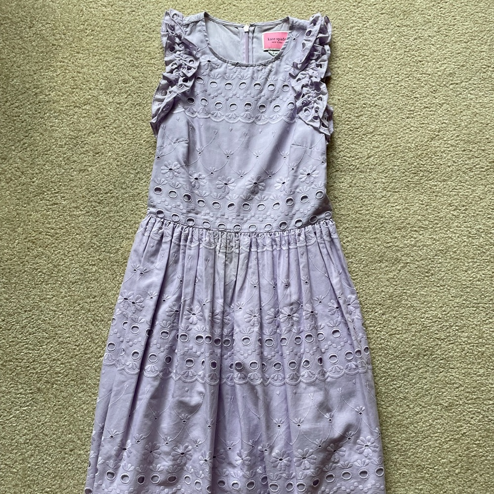 KATE SPADE EYELET MINI DRESS